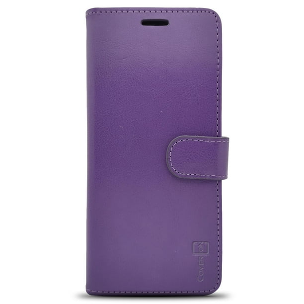 Stylish Cover Compatible with Samsung Galaxy S20 Purple Leather Flip Case Wallet for Samsung Galaxy S20 